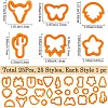 25pcs Plastic Molds AJEW-WH20002-06A-2