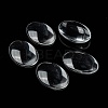 Transparent Oval Glass Cabochons LS-GGLA-R022-35x25-6