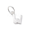 925 Sterling Silver Letter Charms LS-STER-C012-01S-W-1