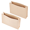 2Pcs 2 Style Wool Felt Purse Organizer Insert FIND-WR0004-90-1