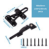 Zinc Alloy Swing Bar Door Lock SW-TAC0002-01E-3