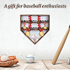 Baseball Theme Wood Wall Mounted Finger Ring Organizer Display Stands AJEW-WH0031-70A-5