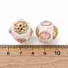 Handmade Resin Indonesia Round Beads IPDL-P005-25KCG-03-3