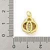 Ladybug Rack Plating Brass Micro Pave Cubic Zirconia Pendants KK-Z053-03G-4