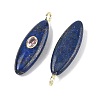 Dyed Natural Lapis Lazuli Pendants G-D357-01F-2