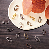 48Pcs 6 Colors Brass Clip-on Earring Converters Findings KK-CJ0001-61-4