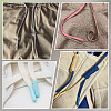 70Pcs 7 Style Plastic Aglets for Shoelaces KY-PH0001-84-6