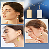 12Pcs 2 Colors 304 Stainless Steel Earring Hooks STAS-LP0002-04-4