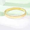 304 Stainless Steel Hinged Bangles for Women BJEW-B161-08G-2