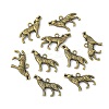 Tibetan Style Alloy Howling Wolf Pendants LS-MLF1753Y-NF-3