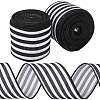 Polyester Striped Ribbons SRIB-WH20020-013A-1