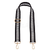 Stripe Pattern Adjustable Nylon Bag Strap FIND-WH0092-42-1