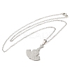Non-Tarnish 201 Stainless Steel Pendant Necklaces LS-NJEW-G118-04P-3