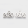 Tibetan Style Alloy Charms TIBE-T010-35AS-RS-2
