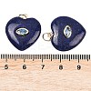 Dyed Natural Sesame Jasper Pendants G-Z134-04D-3