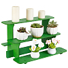 3-Tier Wooden Dice Organizer Display Riser Racks ODIS-WH0086-147-1