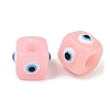 Resin Evil Eye European Beads RESI-A021-20-2