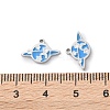 304 Stainless Steel Enamel Charms STAS-M102-22P-03-3