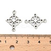 Tibetan Style Alloy Viking Knot Connector Charms FIND-H053-14AS-3