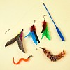 Mega Pet Cat Teaser Replacement Feather with Bell AJEW-MP0001-21-11