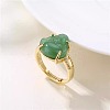 Brass & Resin Adjustable Finger Rings for Women FS-WG6D172-01-4
