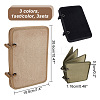 3 Sets 3 Colors Velvet Badge Armband Patch Display Board AJEW-NB0005-55-2