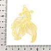 Brass Filigree Pendants KKC-T003-09G-3