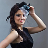 8Pcs 8 Colors EVA Cloth Mini Hat Fascinator Base AJEW-BC0007-03-6