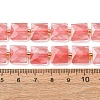 Cherry Quartz Glass Beads Strands G-F839-A29-01-3