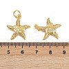 Brass Micro Pave Cubic Zirconia Pendants KK-C114-27B-G-3