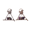 Natural Quartz Crystal and Amethyst Big Pendants G-M383-12LG-2