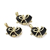 Real 18K Gold Plated Brass Glass Pendants KK-R161-02G-03-1