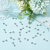 100Pcs 304 Stainless Steel Round Stud Earrings EJEW-BBC0002-05C-P-4