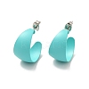 Non-Tarnish 304 Stainless Steel Chunky Stud Earrings LS-EJEW-P202-10P-02-1