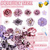 60Pcs Cloth Flower DIY-SP0005-73B-1
