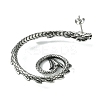 316 Surgical Stainless Steel Cuff Earrings EJEW-E300-18AS-03-2