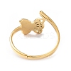 Ion Plating(IP) 304 Stainless Steel Hollow Out Butterfly Adjustable Ring for Women RJEW-I097-03G-3