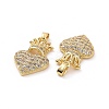 Brass Micro Pave Cubic Zirconia Pendants KK-A181-VA302-2-3