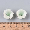 Flower Acrylic Bead Caps SACR-T017-49D-4