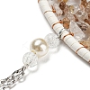Wire Wrapped Chips Natural Fluorite Big Pendant Decorations HJEW-A005-06A-3