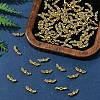 100Pcs Tibetan Style Alloy Fairy Wing Beads TIBEB-FS0001-14-8