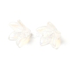 Transparent Acrylic Bead Caps OACR-A020-01-3