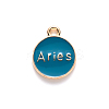 Alloy Enamel Pendants X-ENAM-S124-01B-05A-3