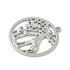 304 Stainless Steel Giraffe Pendants STAS-S186-07A-P-2