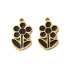 Ion Plating(IP) 304 Stainless Steel Enamel Charms STAS-M102-52G-1