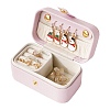 PU Imitation Leather Jewelry Box LBOX-E001-01B-1