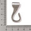 Non-Tarnish 304 Stainless Steel Hook Clasps STAS-C109-02P-3