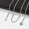 Non-Tarnish 304 Stainless Steel Necklace MAK-K004-07P-2