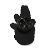 Black Alloy Brooch JEWB-Z011-02B-EB-2