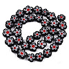 Handmade Millefiori Glass Bead Strands LAMP-N029-017D-09-2